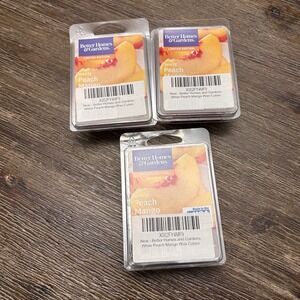 Better Homes Gardens White Peach Mango Wax Melts Limited‎ Edition 3 Pack lot